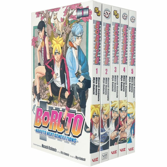 Boruto Naruto Next Generations Series 1 5 5 Books Collection Set By Masashi Kishimoto Ukyo 7964