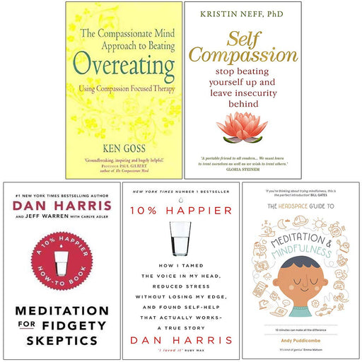 The Headspace Guide to Mindfulness & Meditation, Mindfulness, The Body  Keeps the Score, The Highly Sensitive Person 4 Books Collection Set