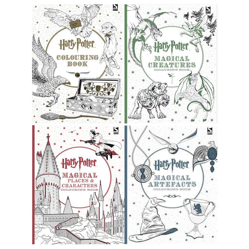 Harry Potter Magical Art Colouring BookAn official colouring book