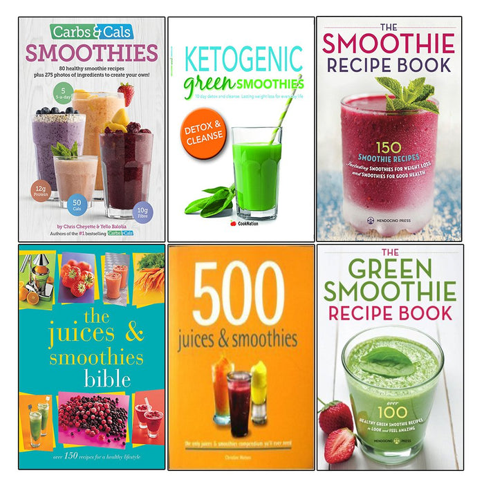 Carbs And Cals And Ketogenic Green And Juices And 500 Juices And Green  Smoothie Recipes 6 Books Collection Set | The Book Bundle