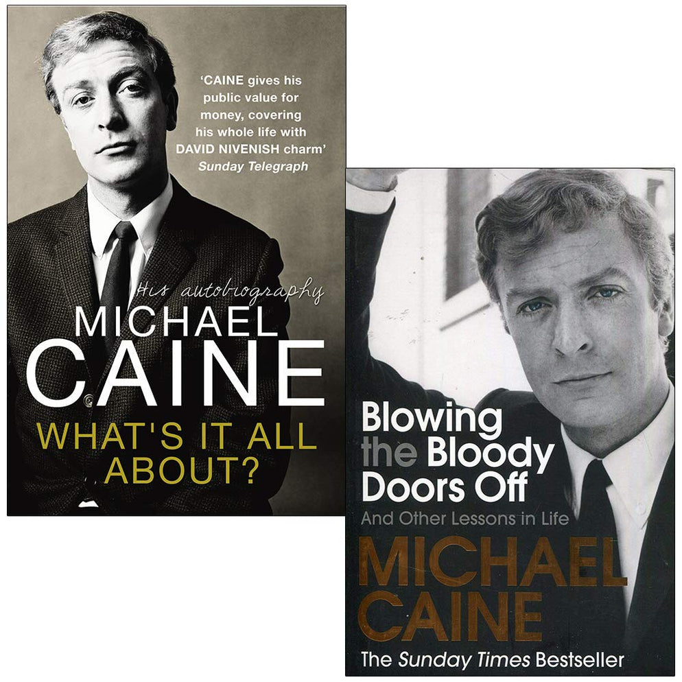 Michael Caine Collection 2 Books Set (What's It All About?, Blowing the ...