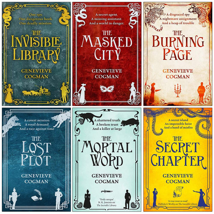 The Invisible Library Series 6 Books Collection Set by Genevieve Cogman ...