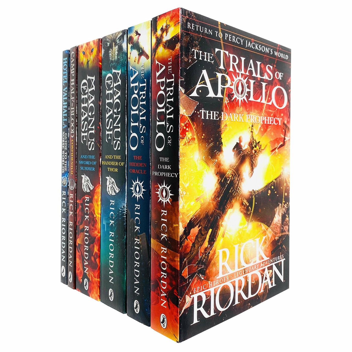 Rick Riordan Collection 6 Books Set The Book Bundle