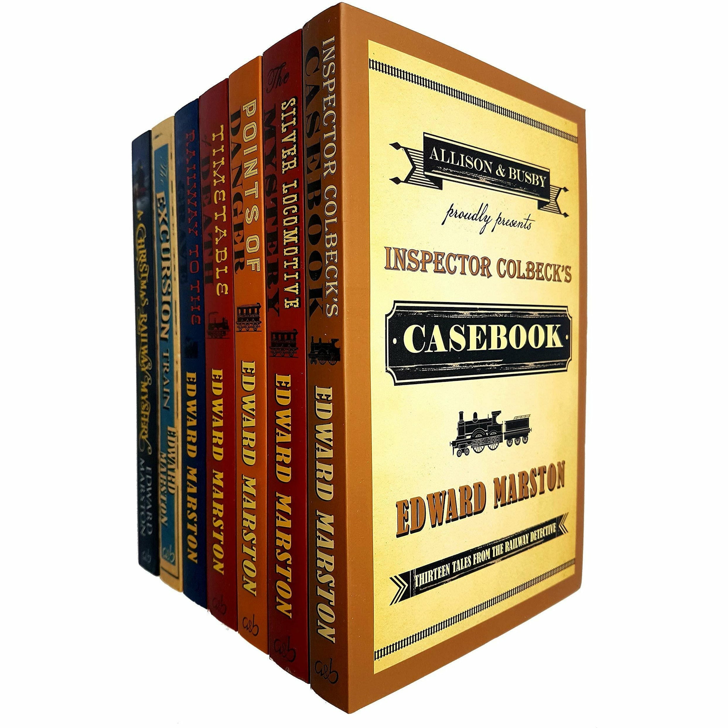 Edward Marston Railway Detective Collection 7 Books Set The Book Bundle