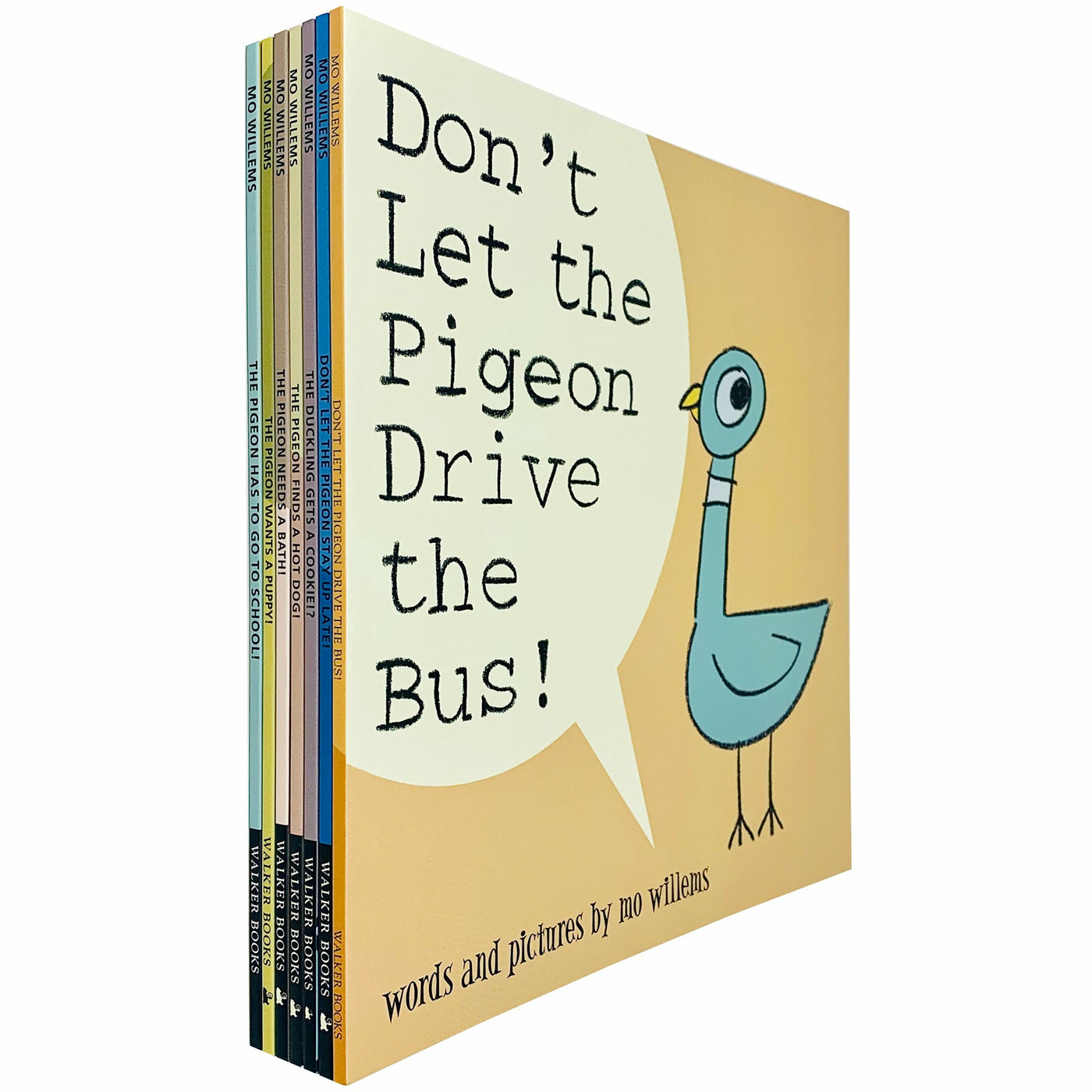 Don't Let the Pigeon Series 7 Books Collection Set by Mo Willems