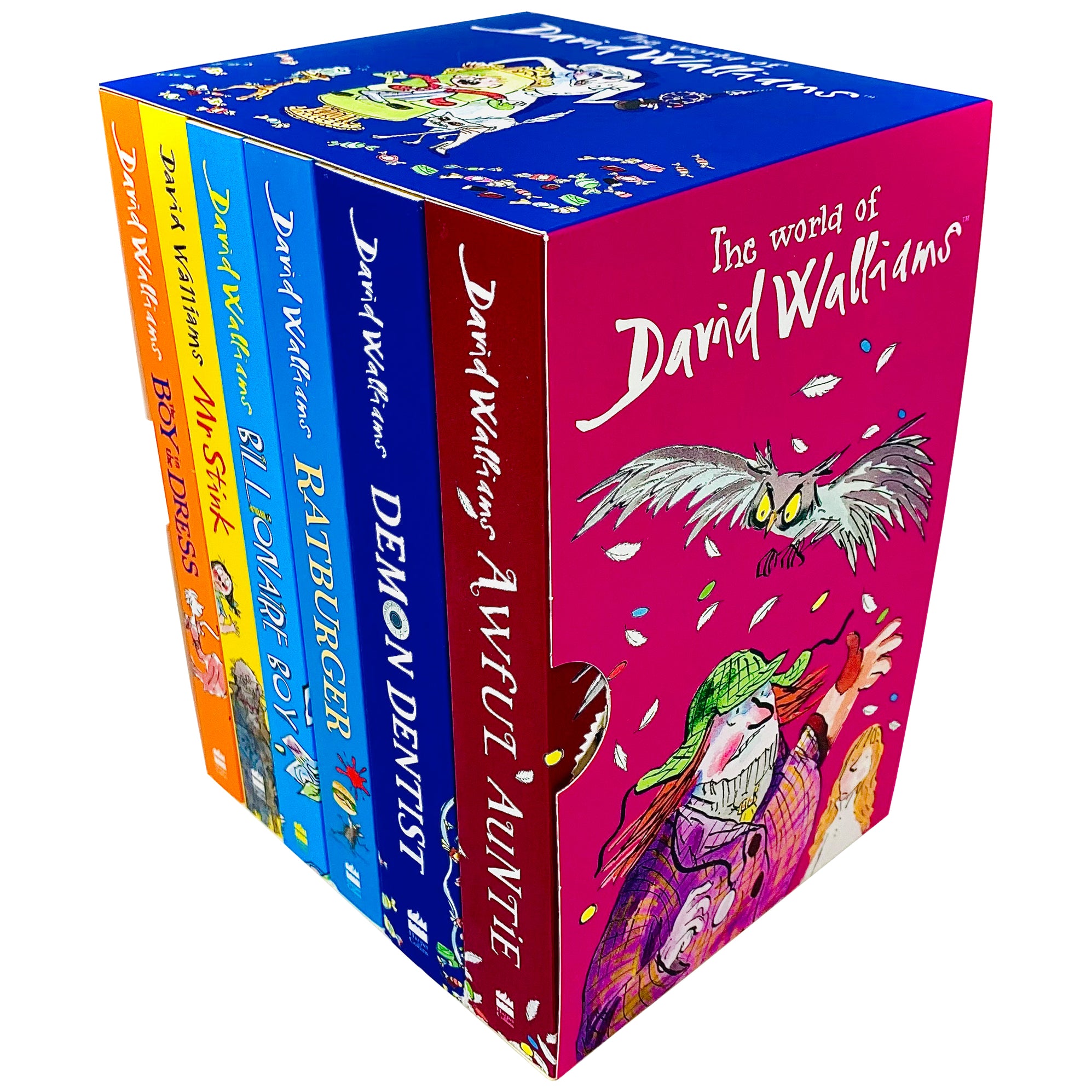 The World of David Walliams 6 Books Collection Box Set The Book Bundle