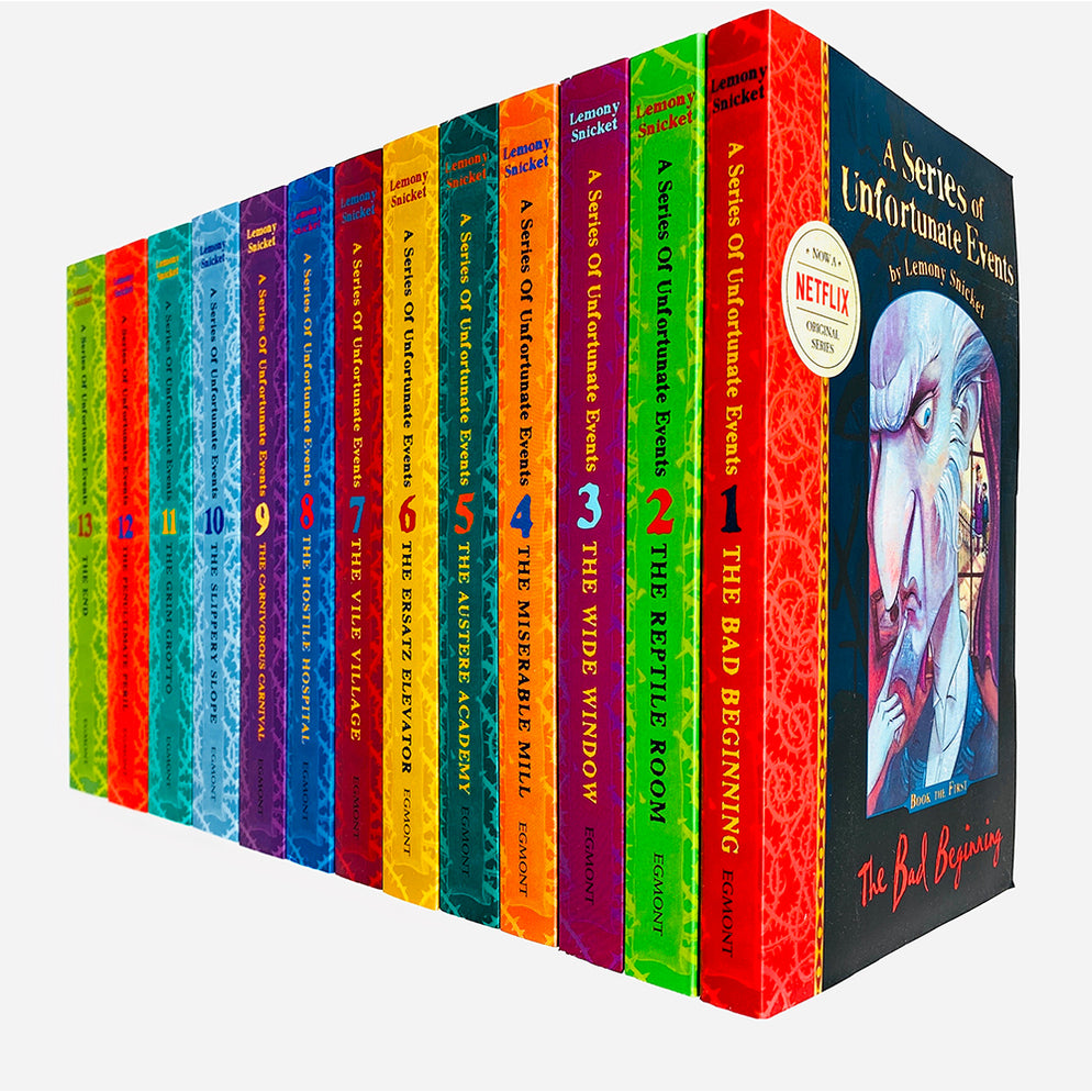 A Series of Unfortunate Events Series by Lemony Snicket 13 Books