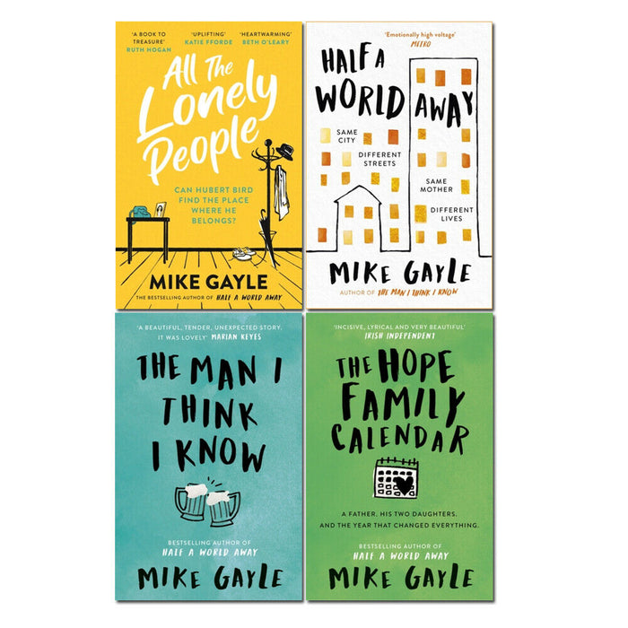 Mike Gayle 4 Books Collection Set All The Lonely People, Half a World