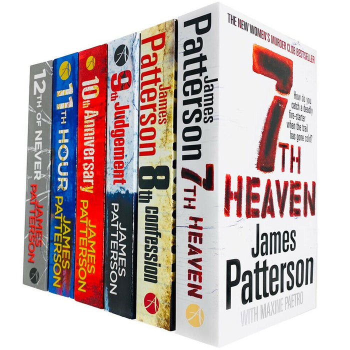 Women's Murder Club Series Books 7 - 12 Collection Set by James Patterson  (Heaven, Confession, Judgement, Anniversary, Hour & Never) | The Book Bundle