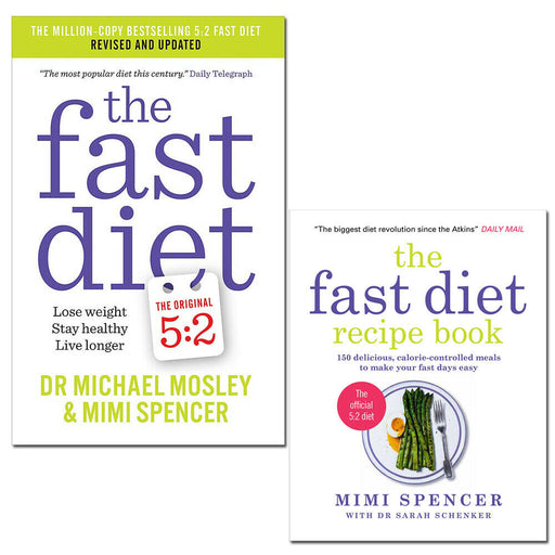 2 meal day, 5 2 diet recipe book, meals for one, fast diet michael mosley 4  books Set