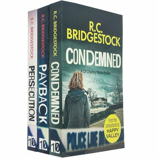 DI Charley Mann Crime Thrillers Series 3 Books Collection Set By R C Bridgestock - The Book Bundle
