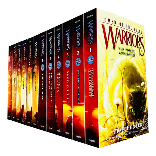 36 Books Cat Warrior One, Two, Three, Four, Five And Six Parts