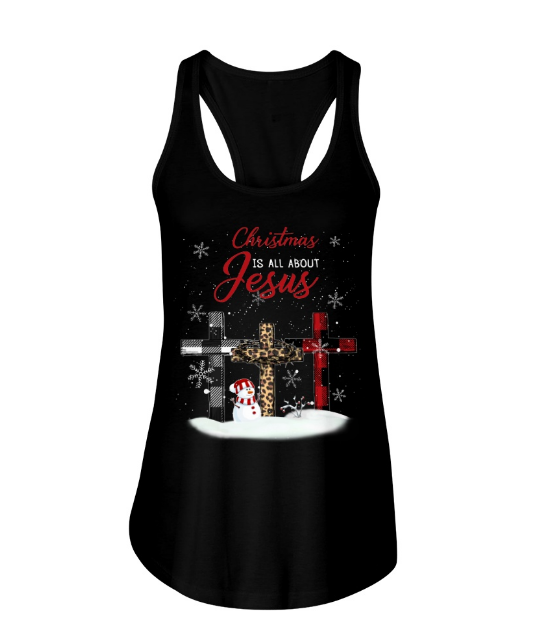 CHRISTMAS IS ALL ABOUT JESUS 1 SIDED SHIRT - LATH1508209KI