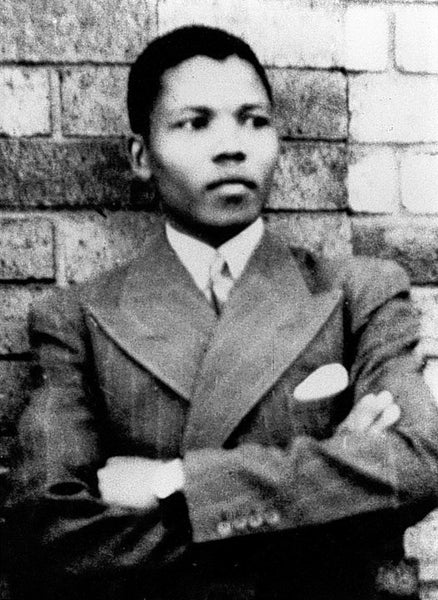 Nelson Mandela in 1937, aged 19/20