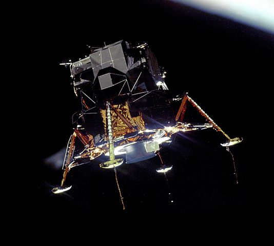 The lunar module, Eagle