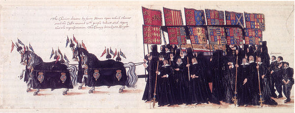 Queen Elizabeth I's funeral procession