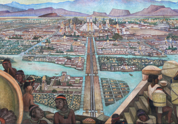 The city of Tenochtitlan