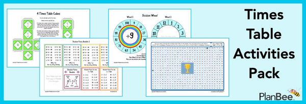 Times Table Activity Pack