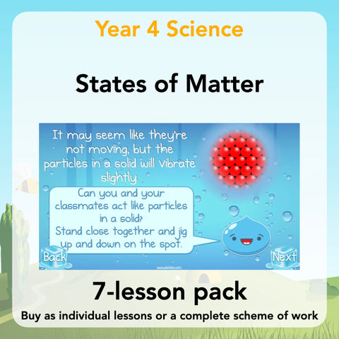 States of Matter Year 4 Science Lessons