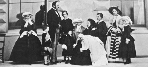 Albert, Victoria and their nine children, 1857