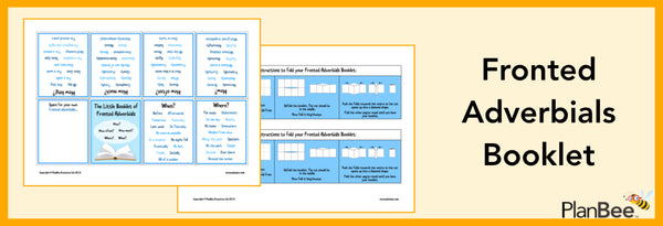 PlanBee Fronted Adverbial Booklet