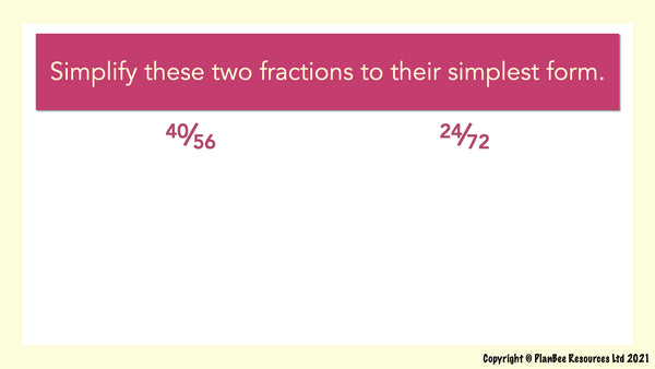 Question 13 - fractions