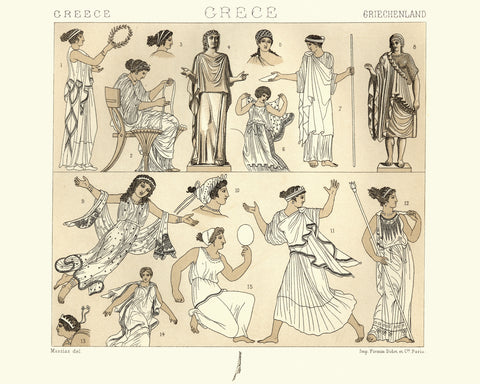 Ancient Greece Facts KS2 - Greek Fashion and Clothing 