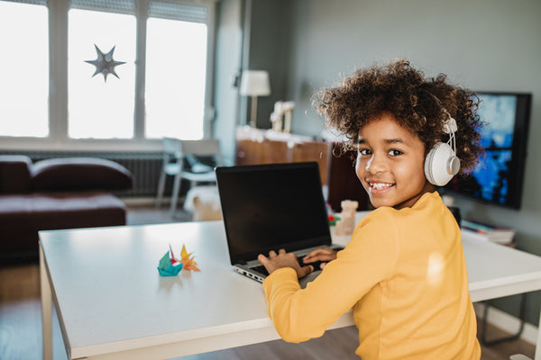 Child learning at home