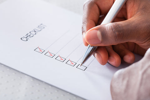 Creating a planning checklist can help improve work life balance