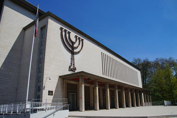 Exterior of the synagogue of Peace in France