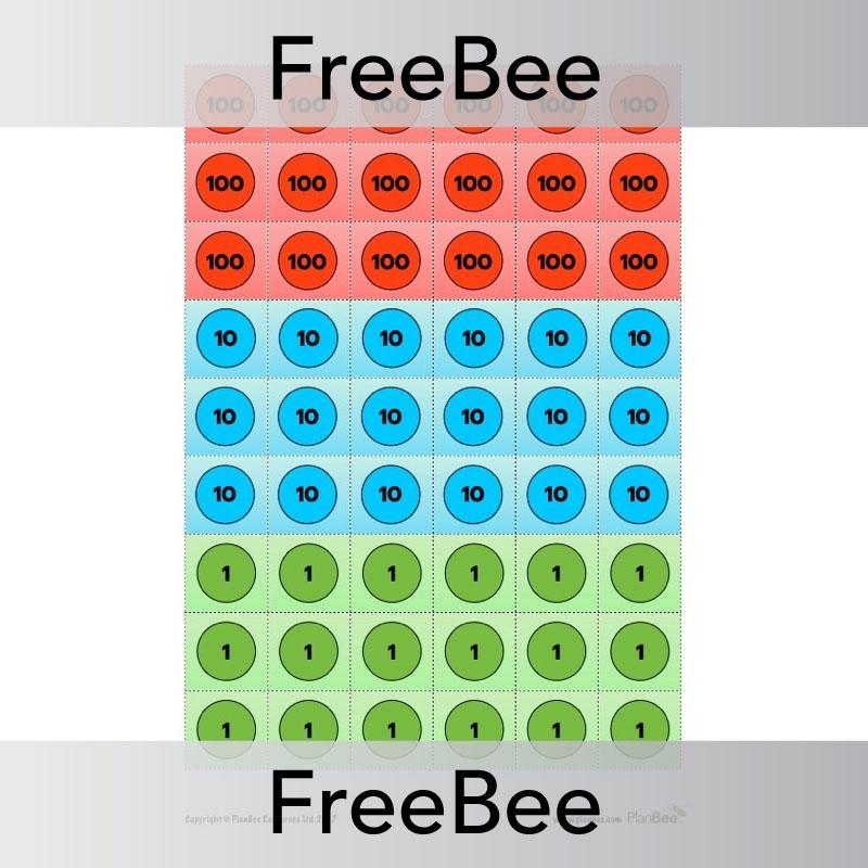 Place Value Counter Cards