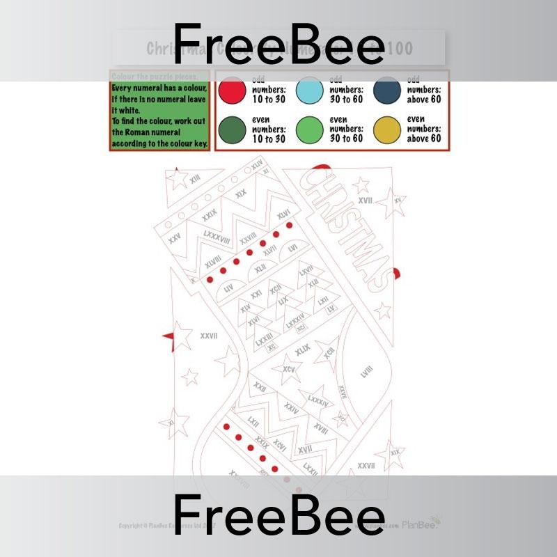 Christmas Colour by Numerals | Odd and Even 10-100