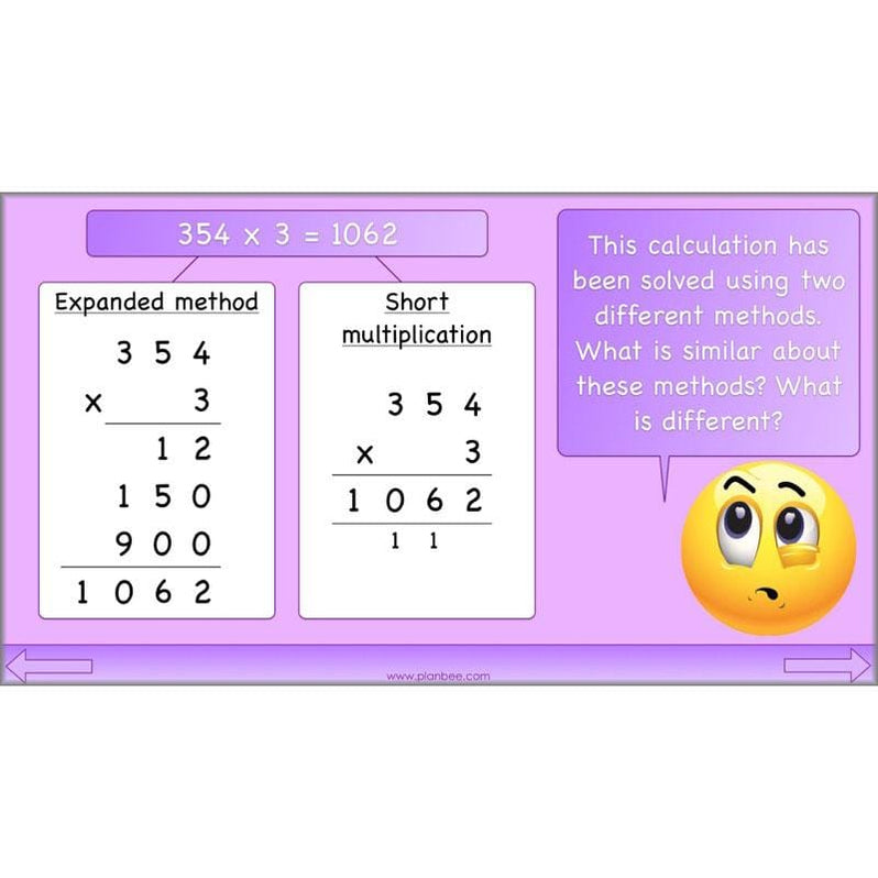  Formal Multiplication Multiplication Division Year 5 Maths PlanBee