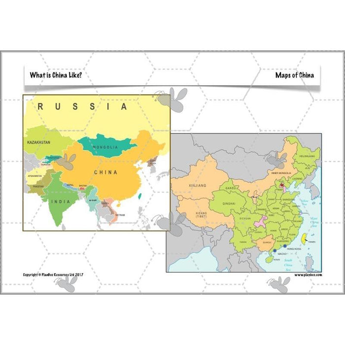 China KS2 Geography Lesson Planning Pack for Year 5 & 6