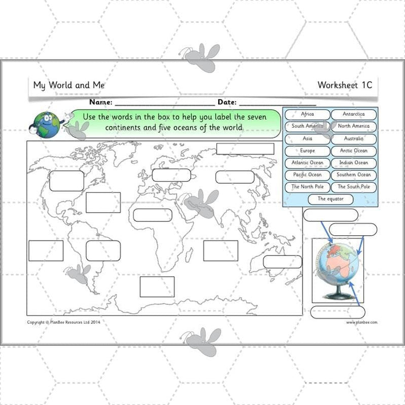 My World and Me: Primary Geography Plans for KS1 Year 1 & Year 2 — PlanBee