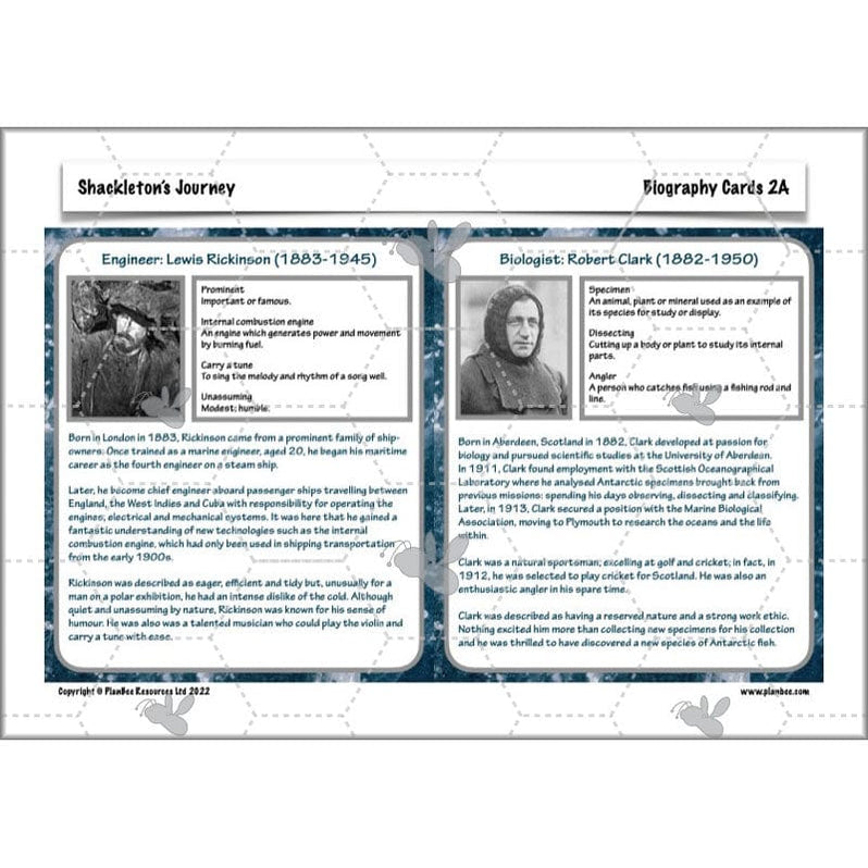 shackleton's journey english planning ks2