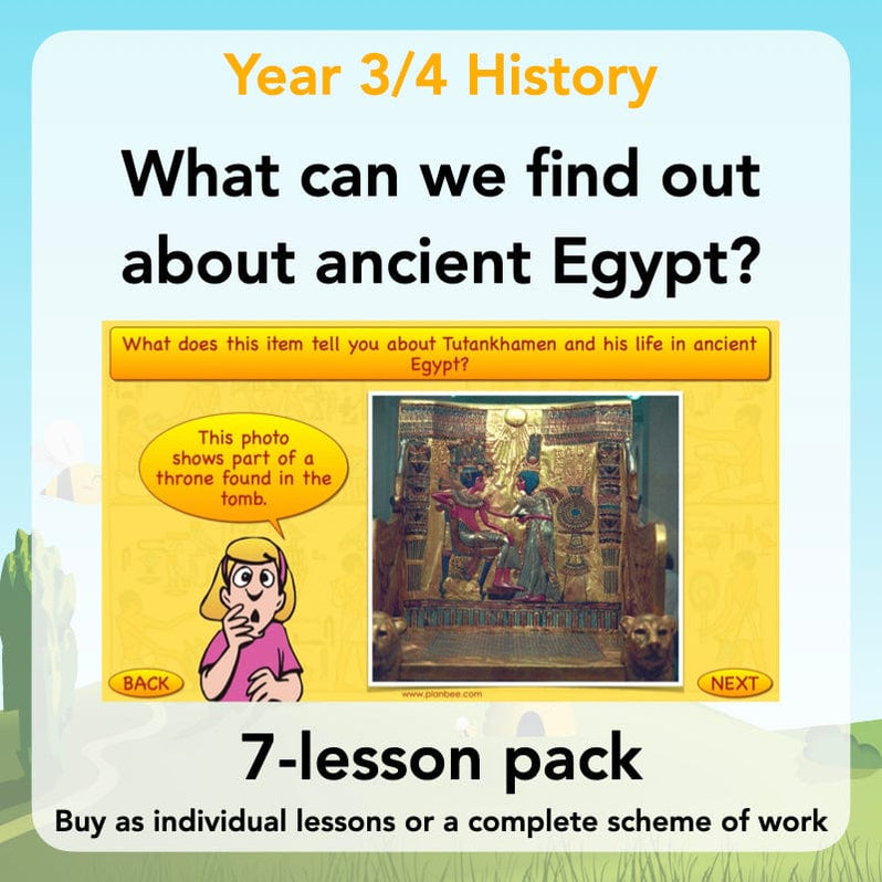 Ancient Egypt Worksheets KS2 Year 3 & Year 4 | PlanBee Lessons