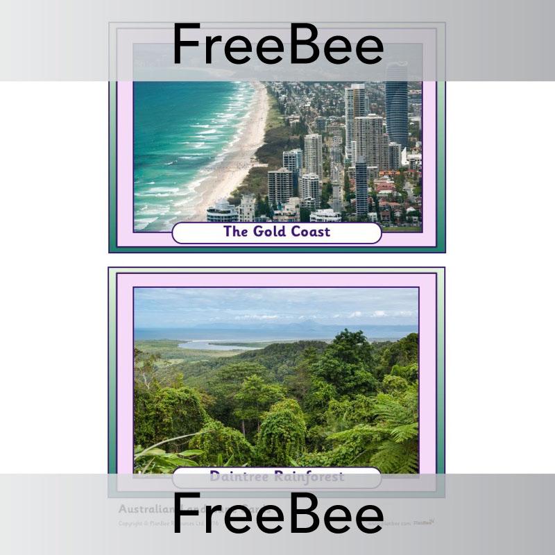 Australian Landscape Picture Cards