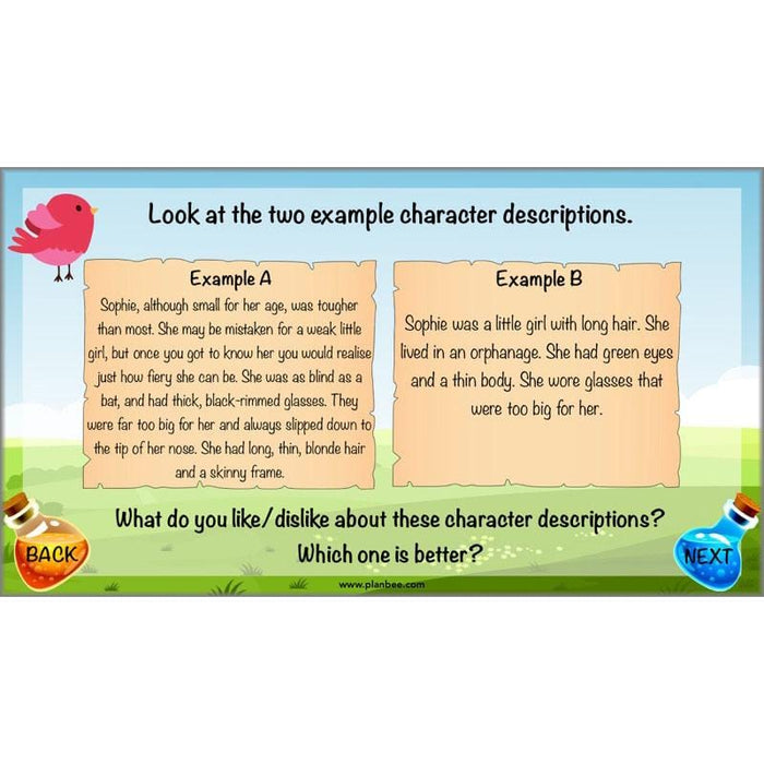 Character Profile Example Ks1