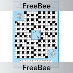 Free Christmas Code Breaker Puzzle for Kids by PlanBee