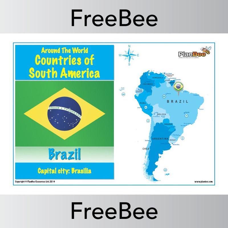 Countries of South America Posters