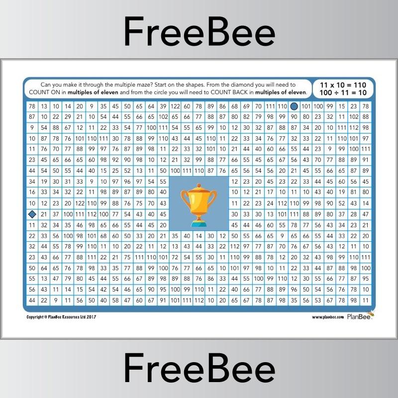 Multiple Mazes 11x table