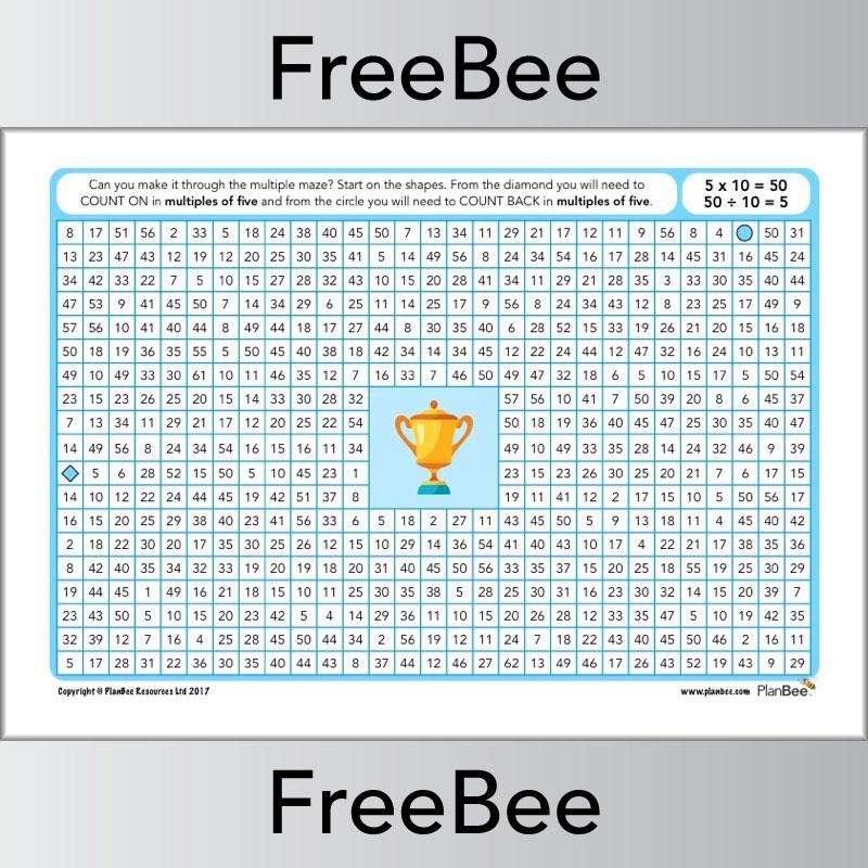 Multiple Mazes 5x table