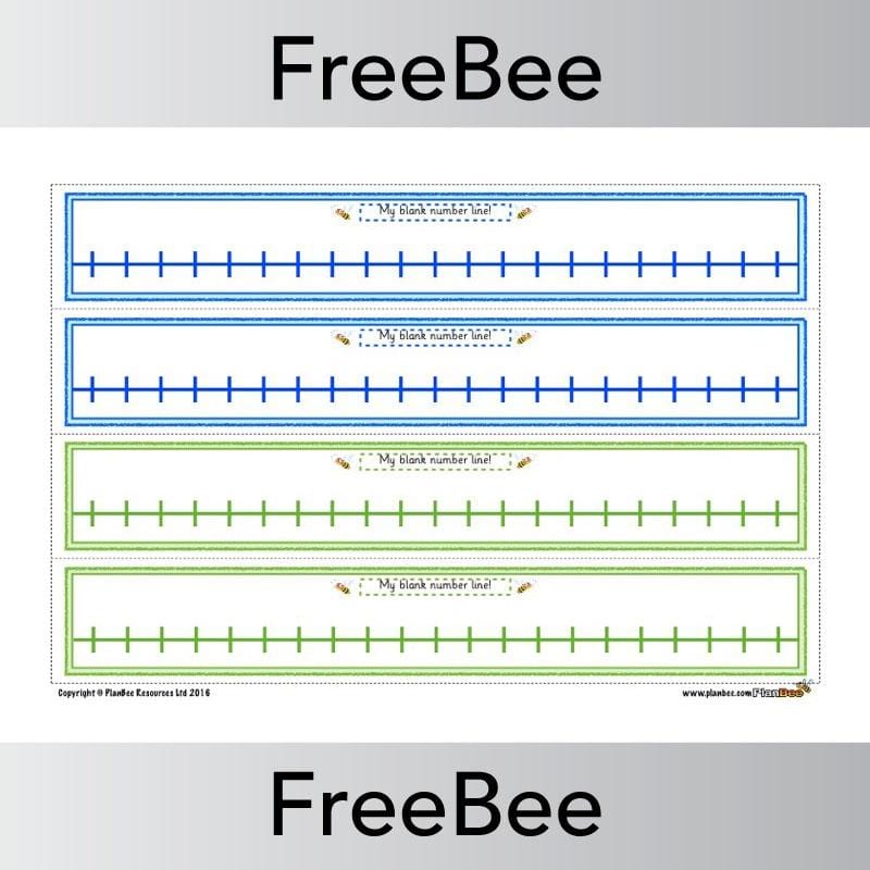 Number Lines 0 to 30