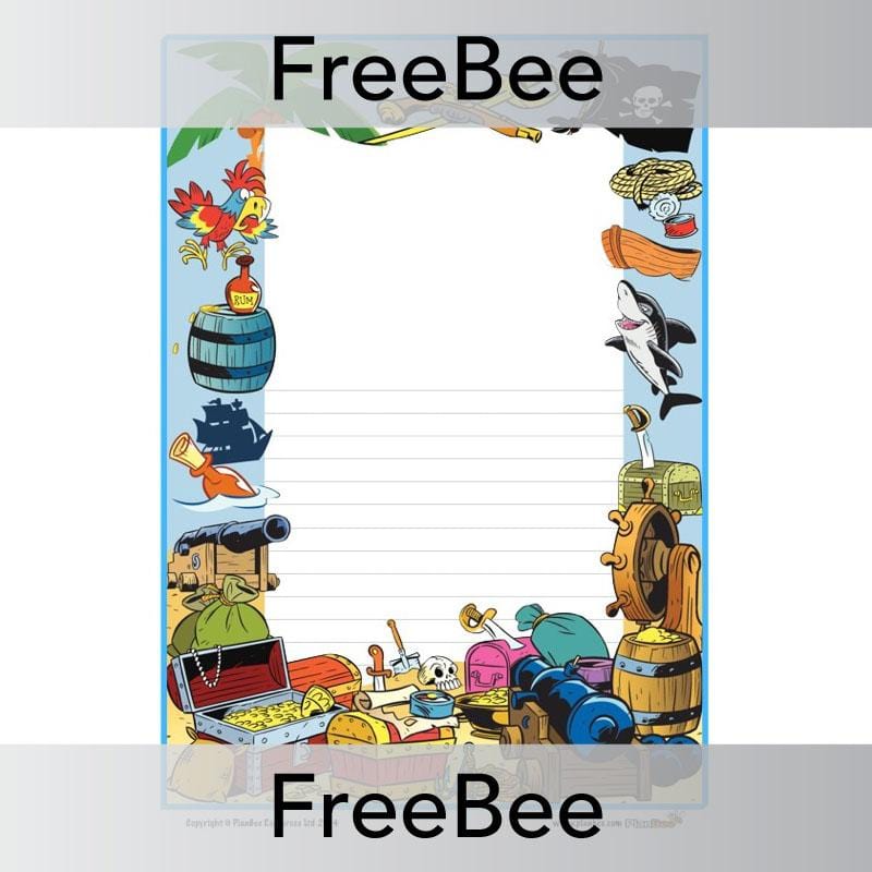 Pirate Writing Frame