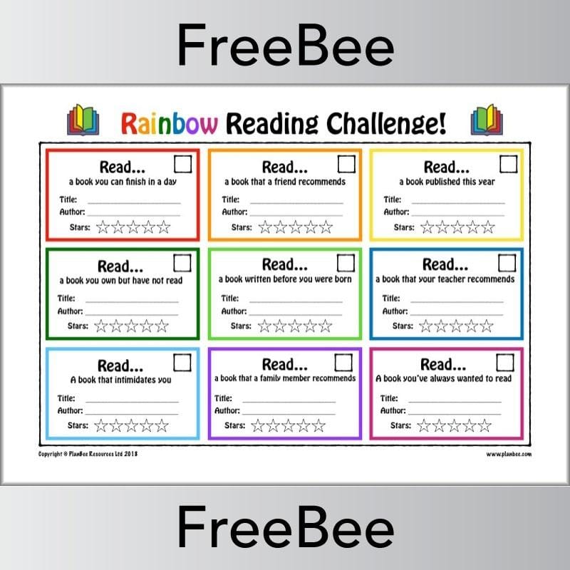 Rainbow Reading Challenge