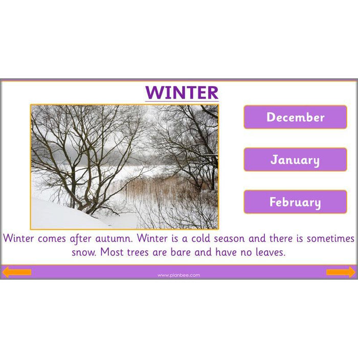 The Four Seasons KS1 Lesson Plans, Slides & Worksheets for