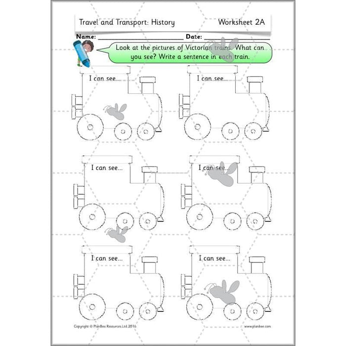 travel and transport ks1 books