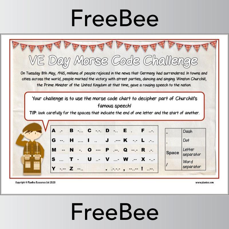 Ve Day Morse Code Challenge Planbee