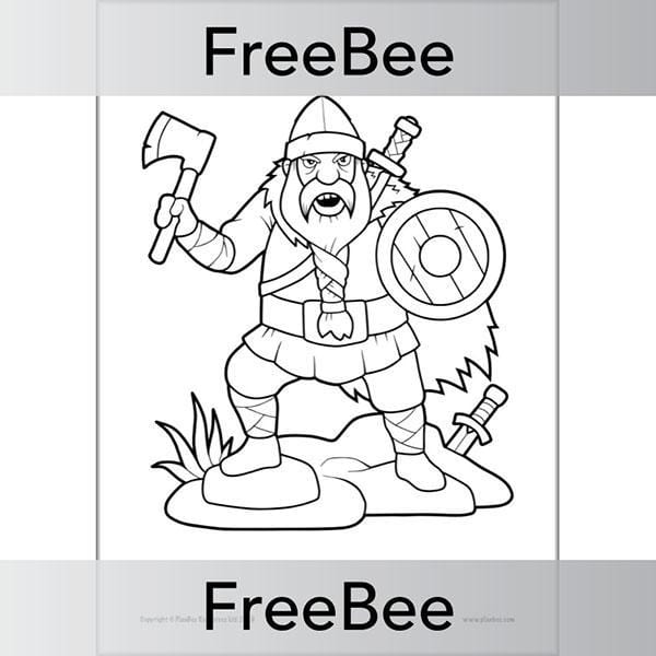 Viking Colouring Pages